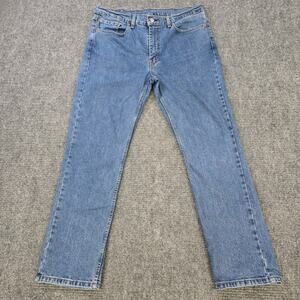 Levi's 514 Jeans Men's 36x32 Blue Straight Fit Stretch